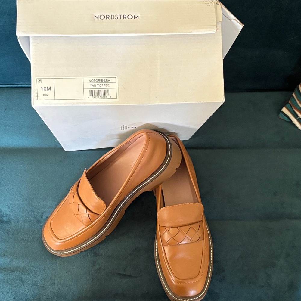 Nordstrom Women's Tan Woven Loafers - Picture 5 of 6